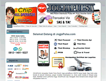 Tablet Screenshot of jogjapulsa.com